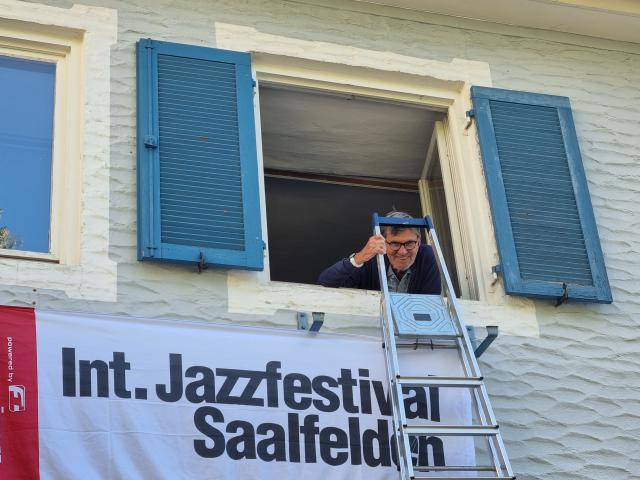auf das Jazzfestival