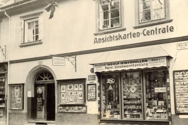 unsere Buchhandlung früher